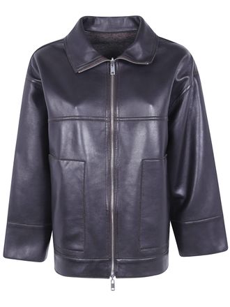 The Jackie Leathers Reversible Leather Jacket Guya