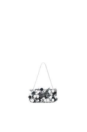 Paco Rabanne Silver Sequined Shoulder Bag