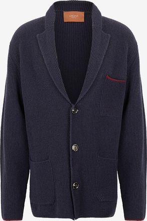 Cruna Kurzer Strickjacke mit Reverskragen Lancaster