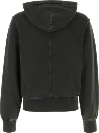 Entire studios Mens Hood Hoodie Black Cotton Sweater