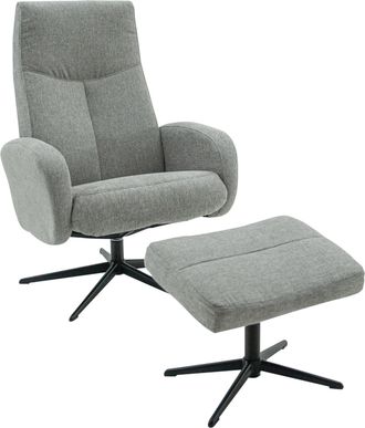 Schubiger M&ouml;bel Relaxer + Hocker Hedland