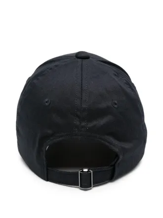 Emporio Armani Logo-Embroidered Baseball Cap - Black