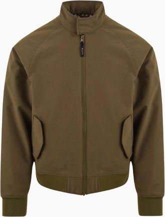 Aquascutum Mens Aquascutum Active Army Green Shell Jacket - Tan - Size: 42/Regular