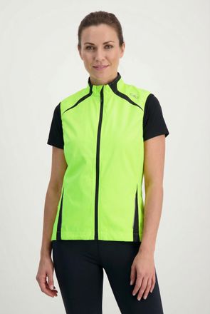 F.lli Campagnolo Funktionsweste CMP, Damen, Gr. 34, gelb fluo, Obermaterial: 100% Polyester, Westen Funktionsweste, mit reflektierenden Details, sportlicher Stil
