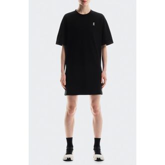 On Club T-Shirt Dress in Black at Nordstrom, Size Small