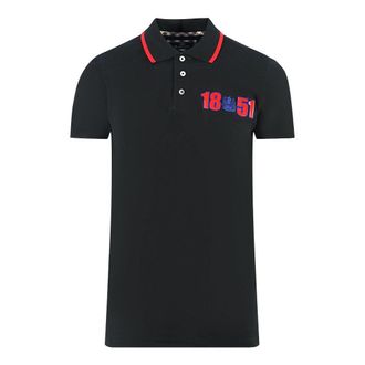 Aquascutum Heren Londen 1851 Poloshirt (Zwart)