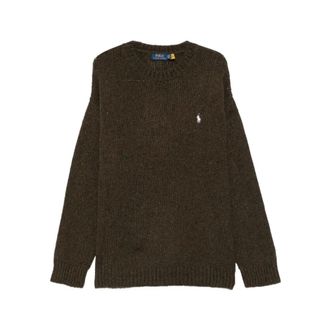Ralph Lauren Su&eacute;ter de cuello redondo Olbro - Knitwear - Hombre - Marr&oacute;n - XL