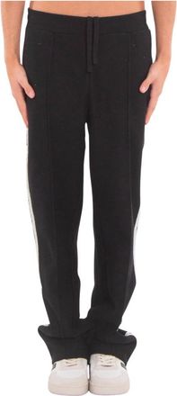 Sergio Tacchini Giorno Cotton Track Pants - Heren - Sweatpants - Zwart - M - Katoen - Broeken