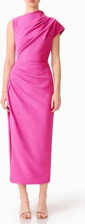 Elliatt Chantal Asymmetric Neck Cocktail Dress in Pink at Nordstrom, Size Xx-Small