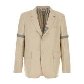 Thom Browne Heren, Jassen, Beige, Maat: XL