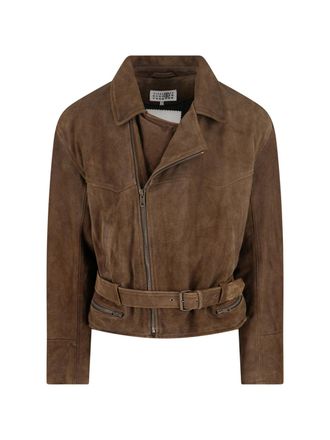 Maison Margiela Biker Jacket - Brown