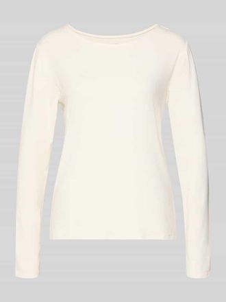 Fynch-Hatton Fynch-Hatton Relaxed Fit Longsleeve aus Viskose-Mix mit U-Boot-Ausschnitt in Ecru, Gr&ouml;&szlig;e XXL