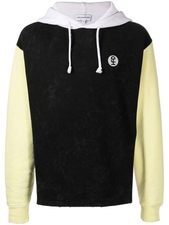 Honey Fucking Dijon photograph-print colour-block hoodie - Black