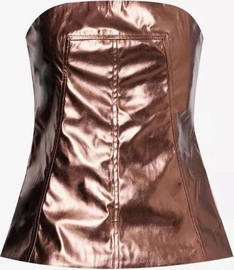Amy Lynn Womens Jhnna Mch tp - Brown - Size: 12