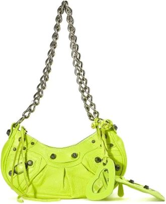 Balenciaga Pre-owned Shoulder Bags, female, Yellow, Size: ONE SIZE Pre-owned Leather balenciaga-bags