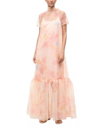 Staud Calluna Maxi Dress In Pink /spring Day