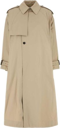Saint Laurent Beige Cotton Trench Coat