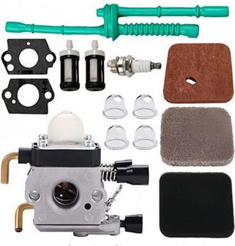 OEM Carburador C1q-s97 Con Kit De Manguera De Combustible Y Filtro De Aire Para Desbrozadoras/cortadoras De C&eacute;sped Stihl Fs38 Fs45 Fs46 Fs55 Km55 Hl45 Fs4
