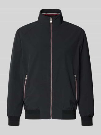 Christian Berg Jacke mit Stehkragen in Black, Gr&ouml;&szlig;e 3XL