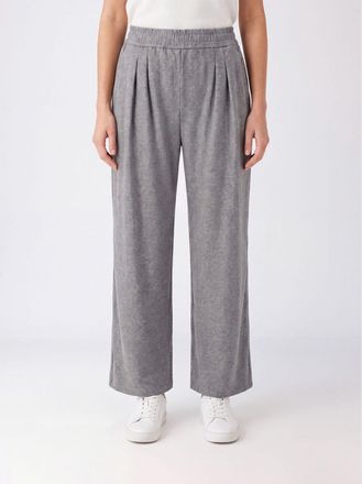 Pinko Pantaloni wide leg a vita alta in misto lana con pinces