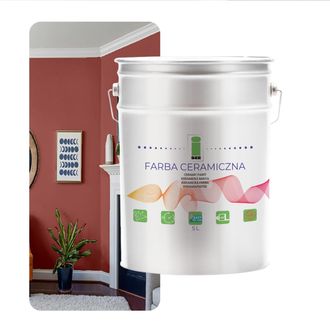 OEM Pintura Cer&aacute;mica Para Paredes, Lavable, Rosa Y Burdeos, 5l, Resistente A Las Manchas