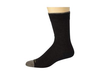 Darn Tough Solid Crew Lightweight Mens Crew Cut Socks Shoes Chestnut : XL (US 12.5-14.5), Lycra/Merino/Nylon