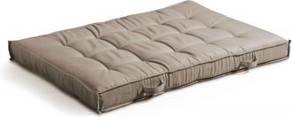 Oviala Coj&iacute;n para paleta acolchado topo 120 x 80cm