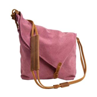 Generic NYSDM Retro Vintage Mens canvas leather Shoulder Bag Messenger Bag Sling male Cross-body