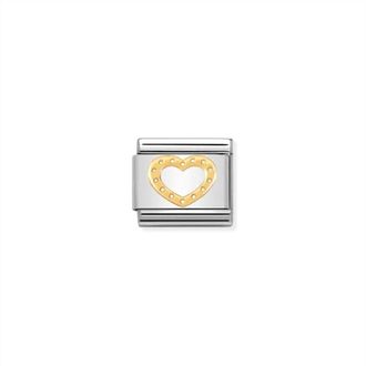 Nomination Unisex Love Composable Classic Links In Heart With Dots