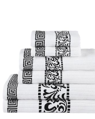 Superior Athens 6Pc Thick Absorbent Cotton Towel Set