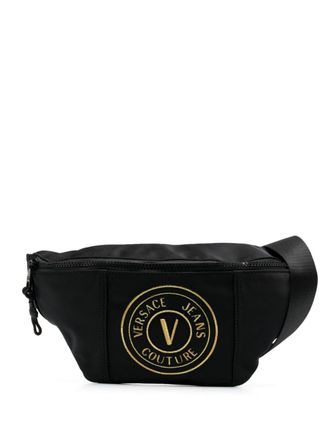 Versace Jeans Couture Marsupio con applicazione logo - Nero