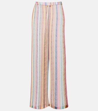 Missoni Pantalones palazzo en zigzag