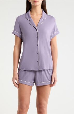 Nordstrom Moonlight Eco Short Pajamas in Purple Sage at Nordstrom, Size X-Small