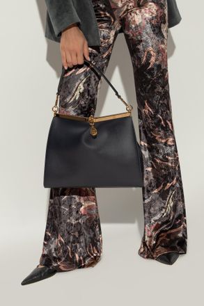 Etro Shoulder Bag Vela Large, Womens, Navy Blue