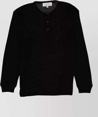 STUDIO NICHOLSON knitwear top long sleeves ribbed cuffs