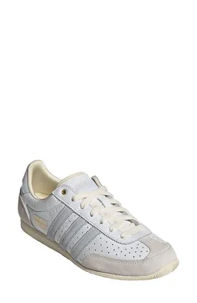 adidas Japan Low Top Sneaker in White/Crystal Sky/Gold at Nordstrom, Size 11.5