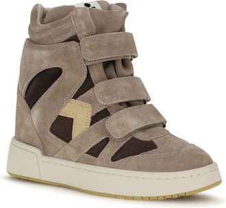 Isabel Marant Womens Leather Ssneakers Sand Brown-Chocolate Sneaker Brown/chocolate