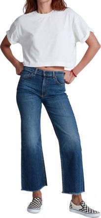 ASKK NY Crop Wide Leg Jeans In Chevelle