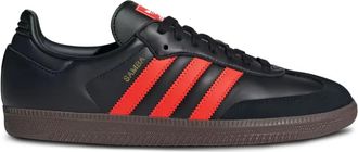 adidas Samba OG Core Black/Impact Orange sneakers - Zwart