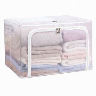 Trade Shop Trade Shop - Box Scatola Salvaspazio Portatutto Vestiti Armadio Organizer 60x45x40 Cm 59983