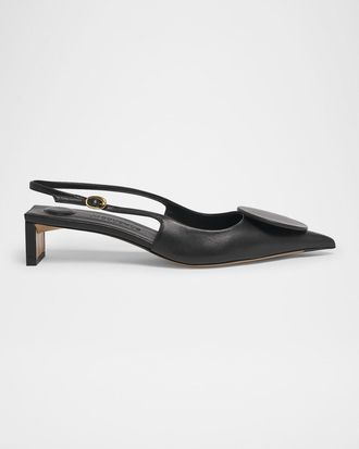 Jacquemus Les Duelo Slingback Pumps