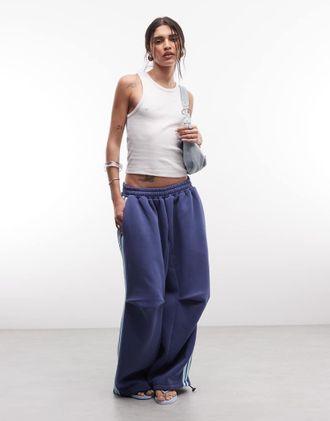 Collusion XL - Joggers sportivi ampi blu navy
