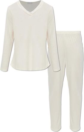 Hanro Pigiama due pezzi Tyra - - Nightwear & Lounge - Donna - Beige - M