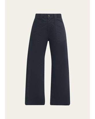 Moussy Vintage Gusset Mid-Rise Ankle Cargo Pants