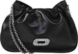 Roger Vivier Tassen, Dames, Zwart, ONE Size, Pilgrim EW Pocket Micro