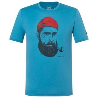 super.natural Sailor Tee Merinoshirt f&uuml;r Herren | blau