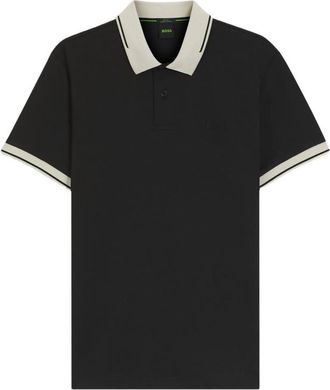 HUGO BOSS Tipped-trim Polo Shirt