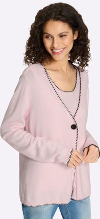 Heine Strickpullover HEINE Twinset, Damen, Gr. 34, hellros&eacute;, meliert, 50% Viskose, 28% Polyester, 22% Polyamid, meliert, unifarben, Pullover Strickpullover