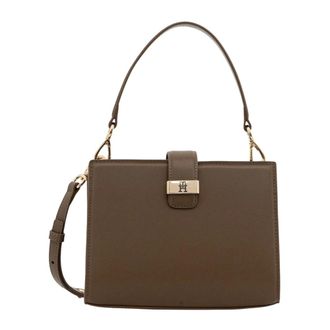 Tommy Hilfiger Cross Body Bags, female, Brown, ONE SIZE, TH Heritage Mini Satchel