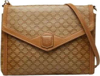 Celine Pre-owned Vintage Schoudertas - Dames - Vintage Schoudertas - Bruin - ONE Size - Leer - Vintage